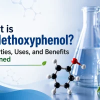 2-Methoxyphenol laboratory banner with molecular model